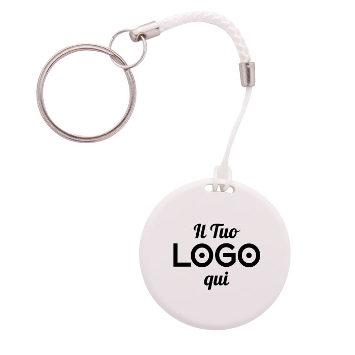 Trova chiavi bluetooth con otturatore per selfie personalizzabile con logo