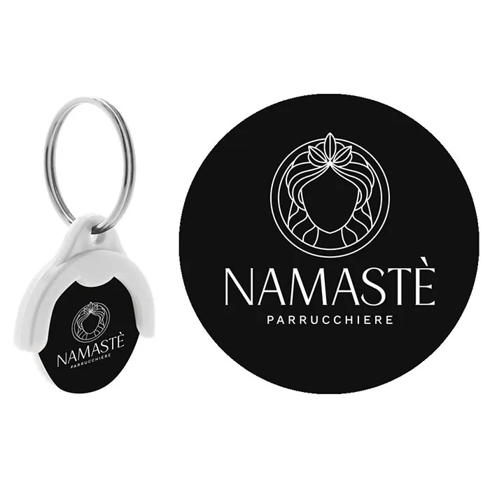 portachiavi porta gettone