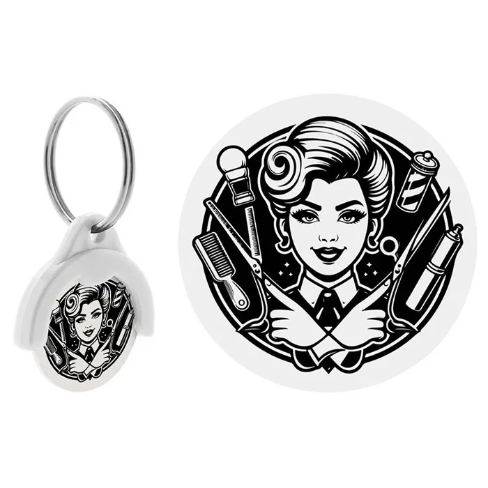 portachiavi porta gettone