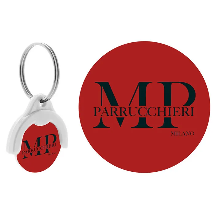 portachiavi porta gettone