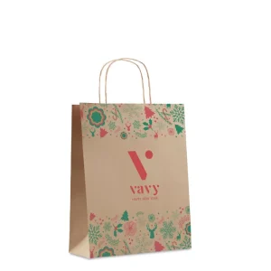 Sacchetto regalo natalizio personalizzabile medio
