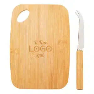 Set tagliere e coltello formaggio personalizzabile