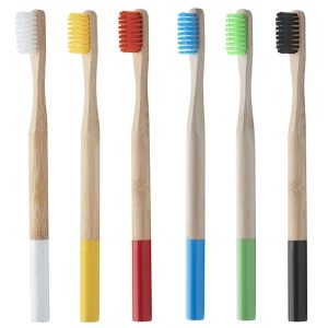 spazzolini denti bambù colorati