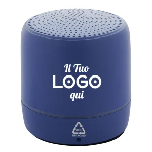 Speaker Bluetooth personalizzabile in plastica riciclata