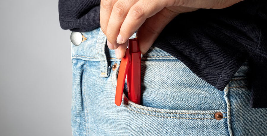 Penna personalizzata con clip per tasca