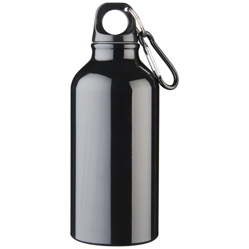 Borraccia da 400ml in alluminio con moschettone Personalizzabile con Logo