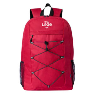 Zaino in poliestere 600D RPET personalizzabile con logo