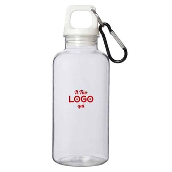 Borraccia personalizzata con logo in plastica riciclata da 400ml