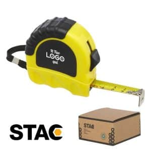 Flessometro da 5 metri personalizzabile con logo STAC