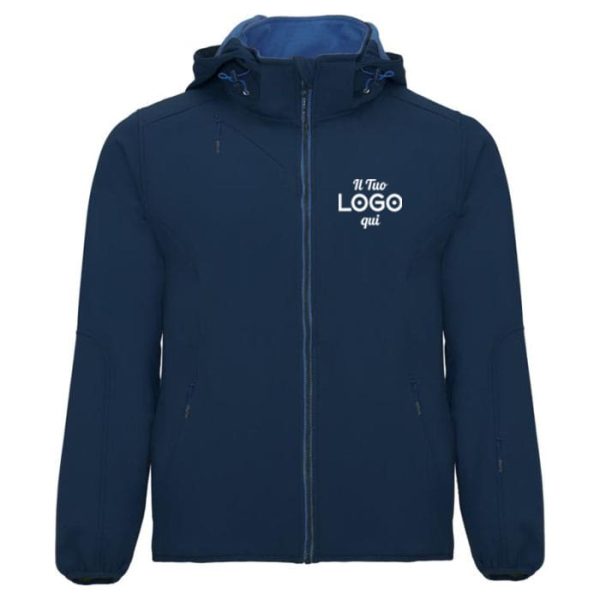 Giacca softshell unisex personalizzabile con logo