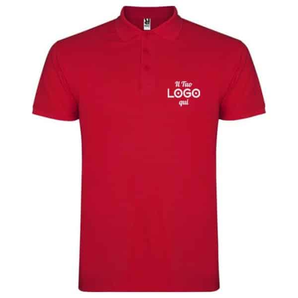 Polo da bimbo personalizzabile con logo a maniche corte