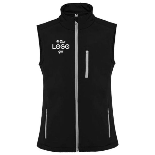 Smanicato softshell unisex personalizzato con logo