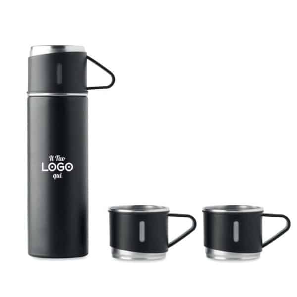 Set thermos personalizzabile con logo e tazze