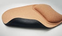 tappetini mouse personalizzati in materiali ecologici, sughero e plastiche ricilclate