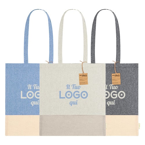 tote bag bi colore personalizzate con logo aziendale