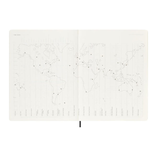 Blocco note 12 mesi formato XL con copertina morbida Moleskine