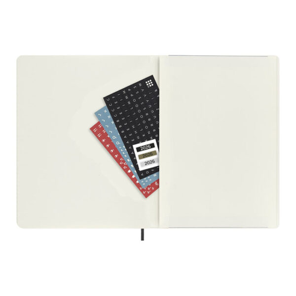 Blocco note 12 mesi formato XL con copertina morbida Moleskine