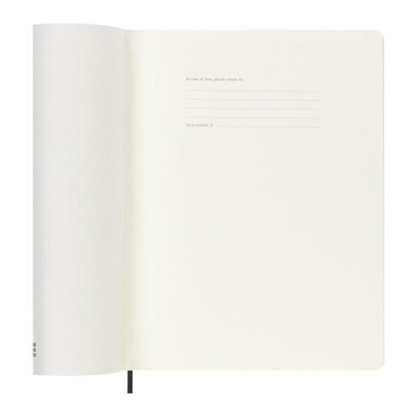 Blocco note 12 mesi formato XL con copertina morbida Moleskine