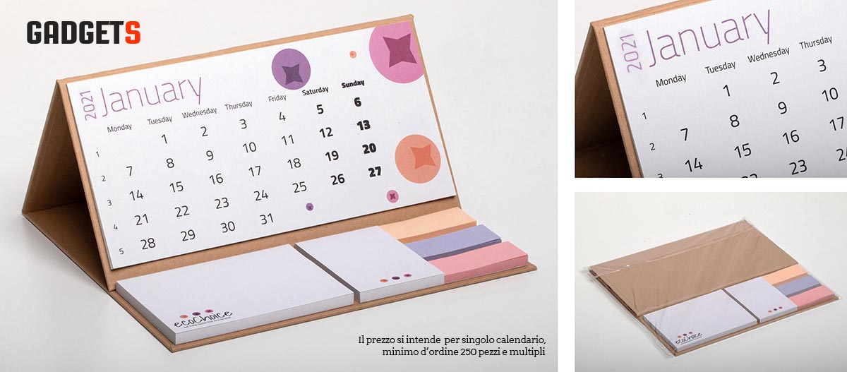 Calendario da Tavolo Personalizzato CALECO