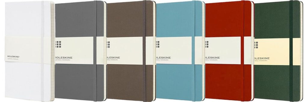 Moleskine Personalizzate in 10 Colorazioni