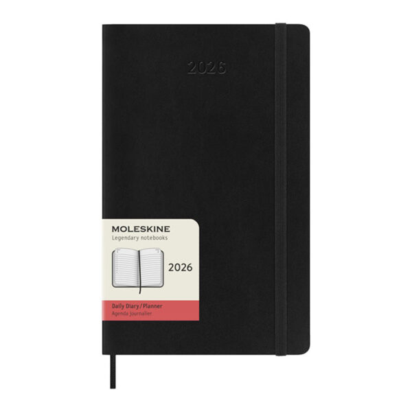 Agenda Moleskine personalizzabile giornaliera 12 mesi con copertina morbida