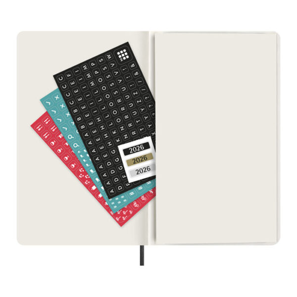 Agenda Moleskine personalizzabile giornaliera 12 mesi con copertina morbida