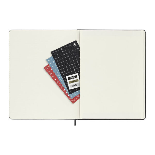 agenda moleskine personalizzabile settimanale 12 mesi xl con copertina rigida 10795090