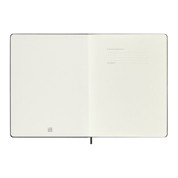 agenda moleskine personalizzabile settimanale 12 mesi xl con copertina rigida 10795090