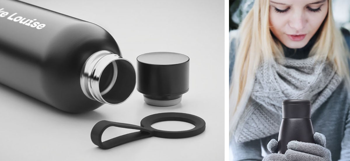borracce termiche personalizzate cinturino silicone MIDMO2312