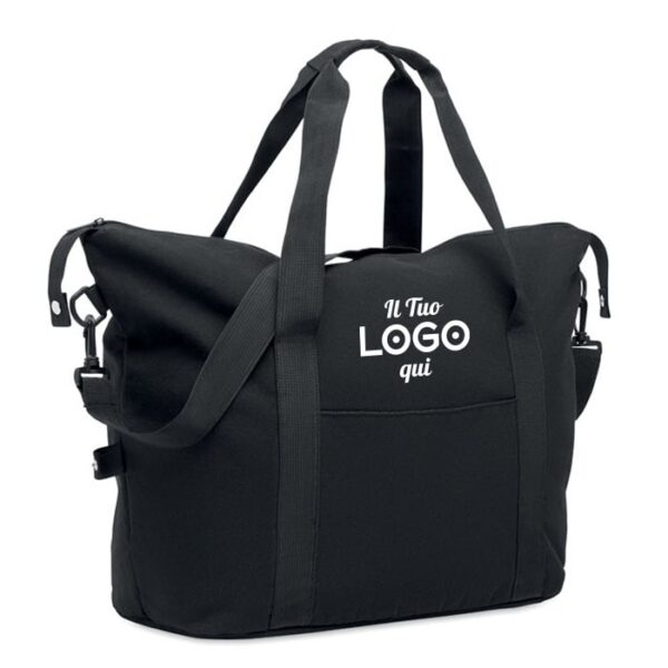 Borsa da weekend in materiali riciclati personalizzabile con logo