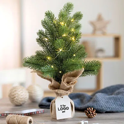 Mini Albero di Natale Artificiale con 20 Luci LED
