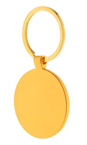 portachiavi in metallo personalizzabile AAP808153 oro