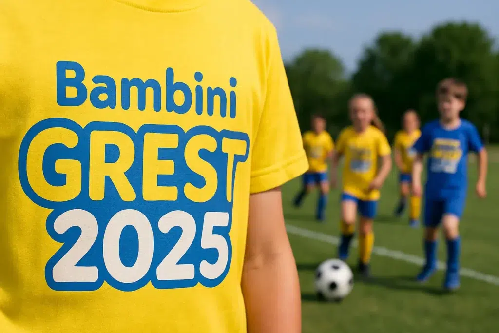 GREST 2025 magliette personalizzate stampa logo