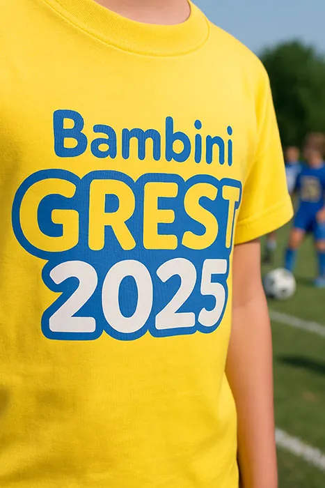 magliette personalizzate logo GREST 2025