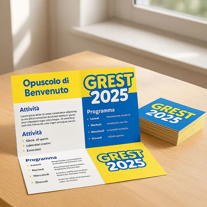 opuscolo benvenuto GREST 2025