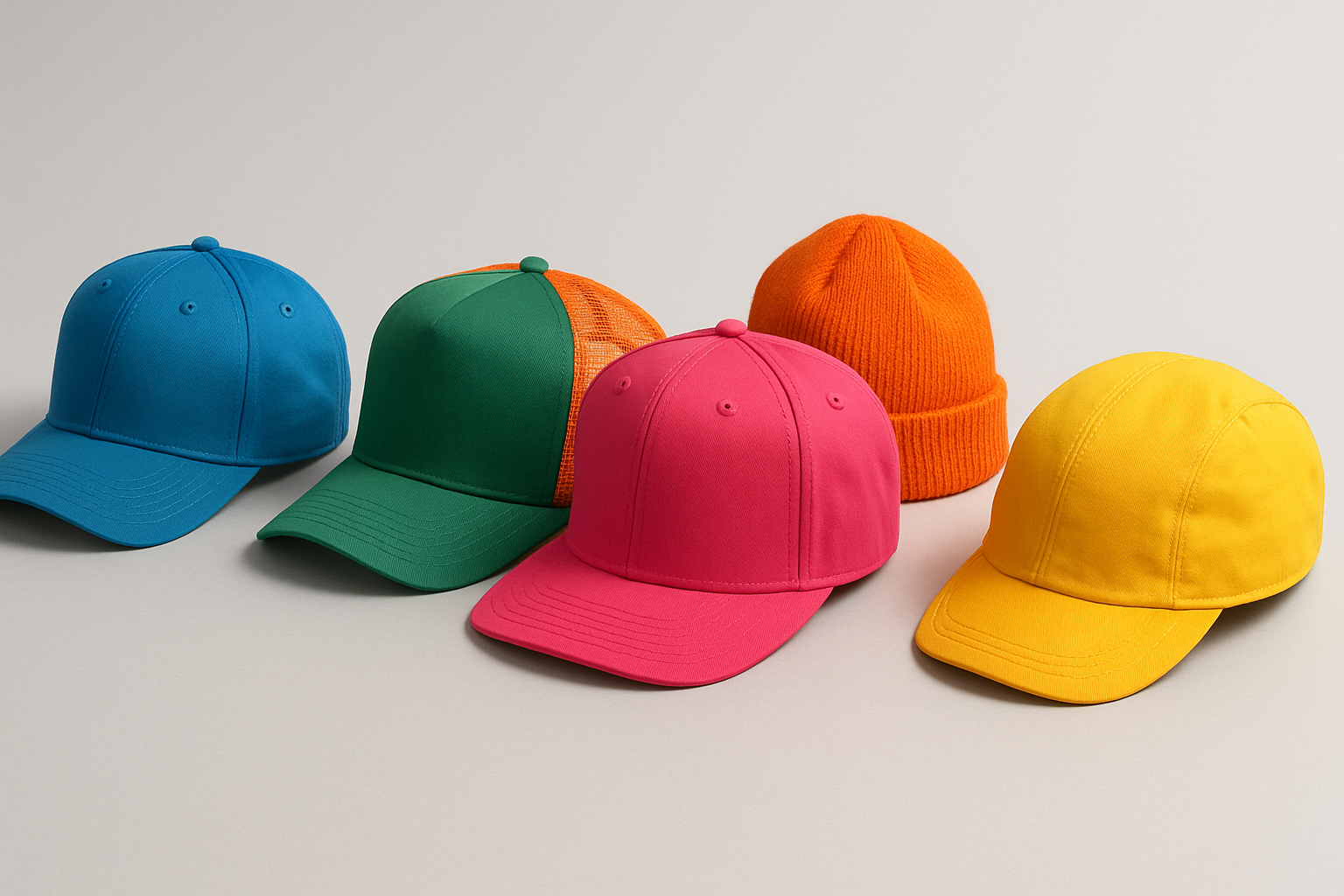 5 tipoologie cappellini personalizzabili con logo aziendale
