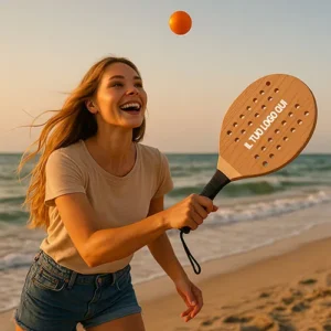 Racchettoni da Spiaggia in Legno Personalizzati: il Gadget Estivo Perfetto con il Tuo Logo