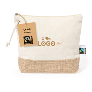 Beauty Case Fairtrade personalizzabile con Logo