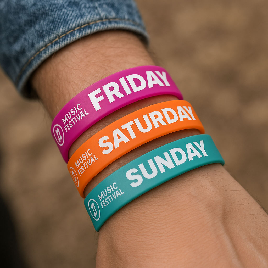 braccialetti in silicone personalizzati scritte logo