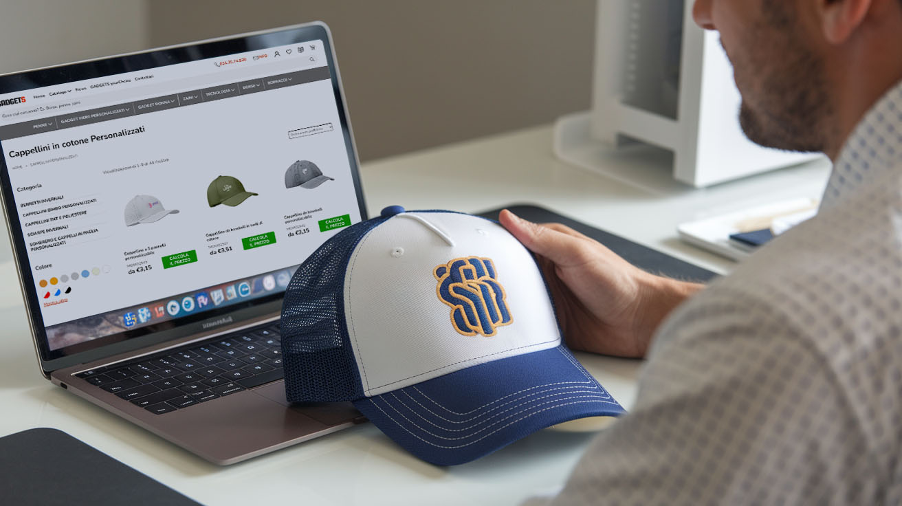 Come ordinare i tuoi Cappellini Personalizzati Aziendali su articolipromozionali.eu