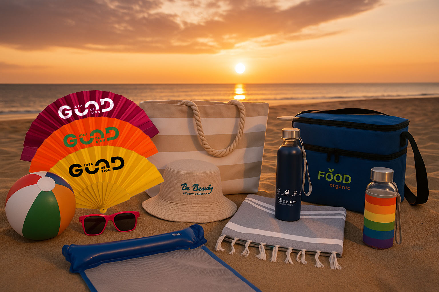 Gadget estivi personalizzati con LOGO economici