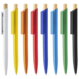 Penna a sfera in plastica riciclata personalizzabile con logo