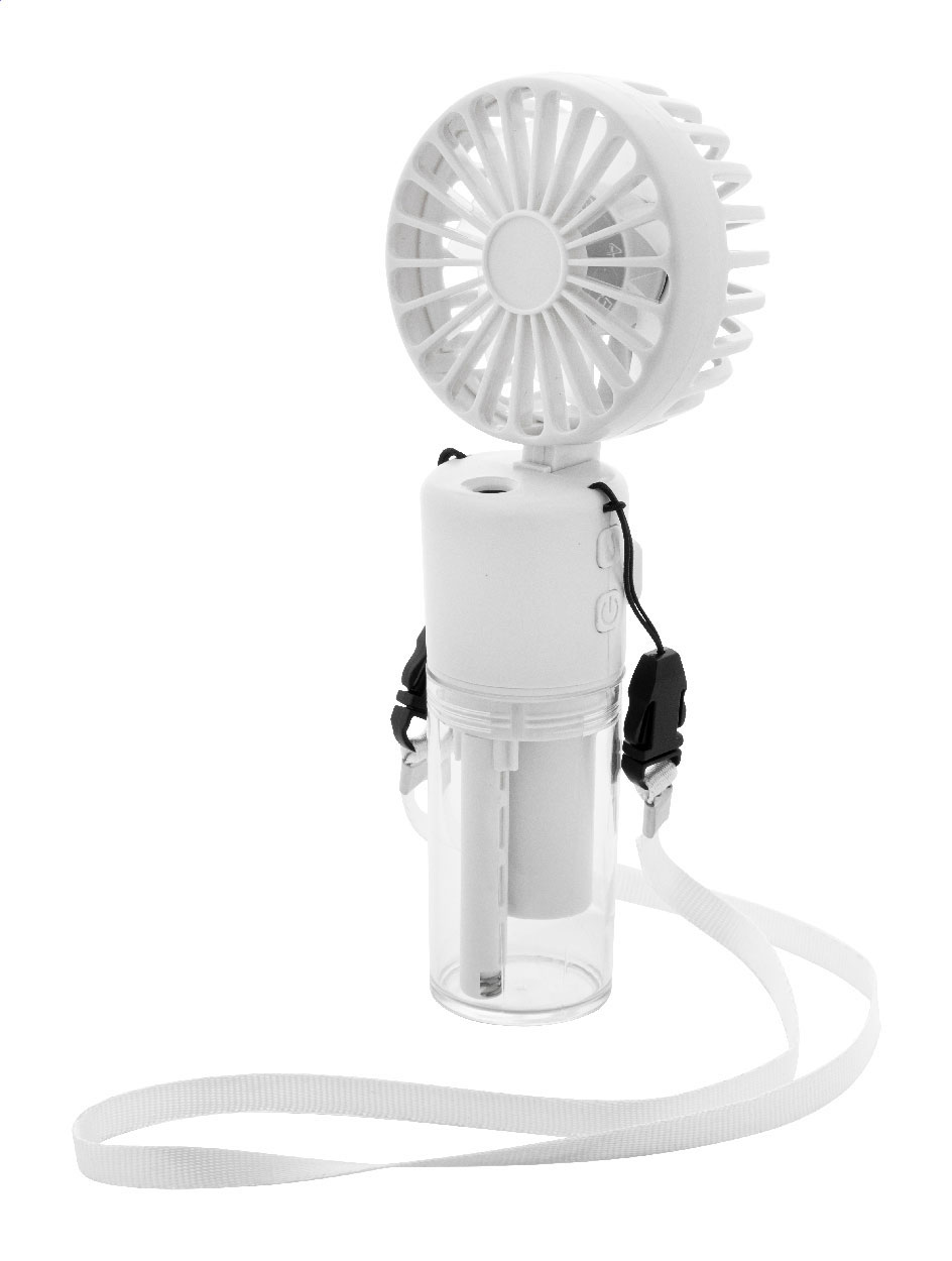 Ventilatore portatile con nebulizzatore personalizzabile