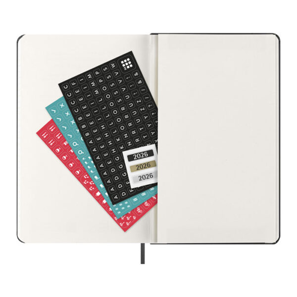 Agenda giornaliera 12 mesi con copertina rigida Moleskine Personalizzabile con Logo