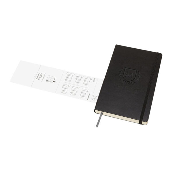 Agenda giornaliera 12 mesi con copertina rigida Moleskine Personalizzabile con Logo