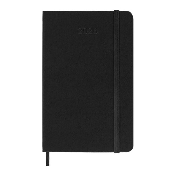 Agenda giornaliera tascabile 12 mesi copertina rigida Moleskine personalizzabile con logo