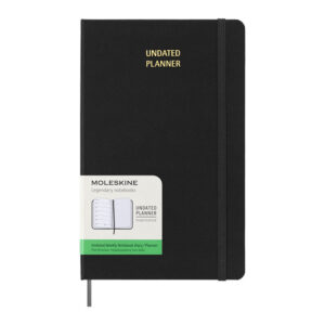 Agenda settimanale formato L copertina rigida e senza data Moleskine Personalizzabile con logo