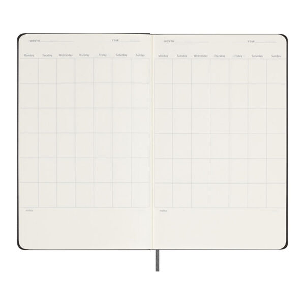 Agenda settimanale formato L copertina rigida e senza data Moleskine Personalizzabile con logo