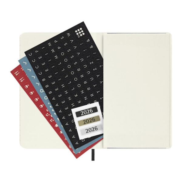 Agenda settimanale tascabile 12 mesi copertina morbida Moleskine personalizzabile con logo