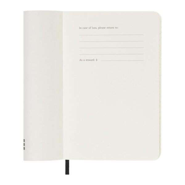 Agenda settimanale tascabile 12 mesi copertina morbida Moleskine personalizzabile con logo